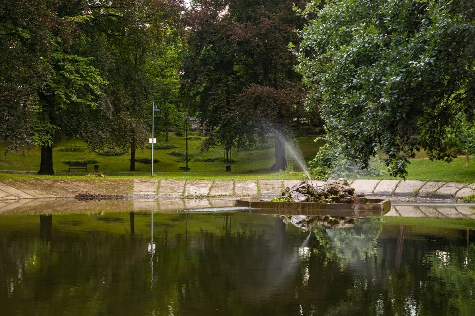 Park Dietla przy ul Żeromskiego